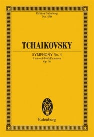 Tchaikovsky: Symphony No. 4 F minor Opus 36 CW 24 (Study Score) published by Eulenburg
